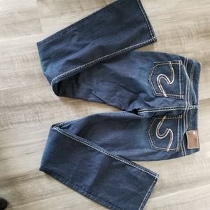 Silver brand jeans 28w/35l